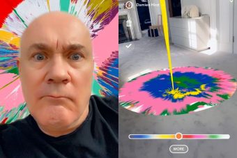 Damien Hirst for Snapchat